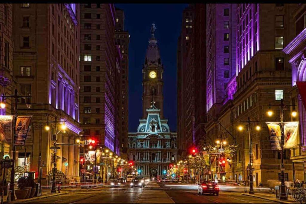 406 Luxury King Bed In Central City Of Philad Philadelphia Kültér fotó